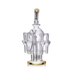 Daze Glass - Octopus Recycler Style Matrix Perc Glass Water Pipe