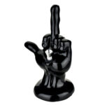 One-Fingered Salute Ceramic Water Pipe