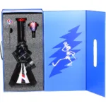 Grateful Dead x Pulsar Inception Cube Beaker Glass Water Pipe - 12.75" / 14mm F - Image 4