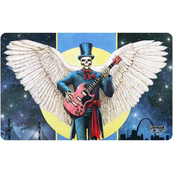 Grateful Dead x Pulsar DabPadz Fabric Top Dab Mat - Angel Of Music / 16"x10" - Image 1