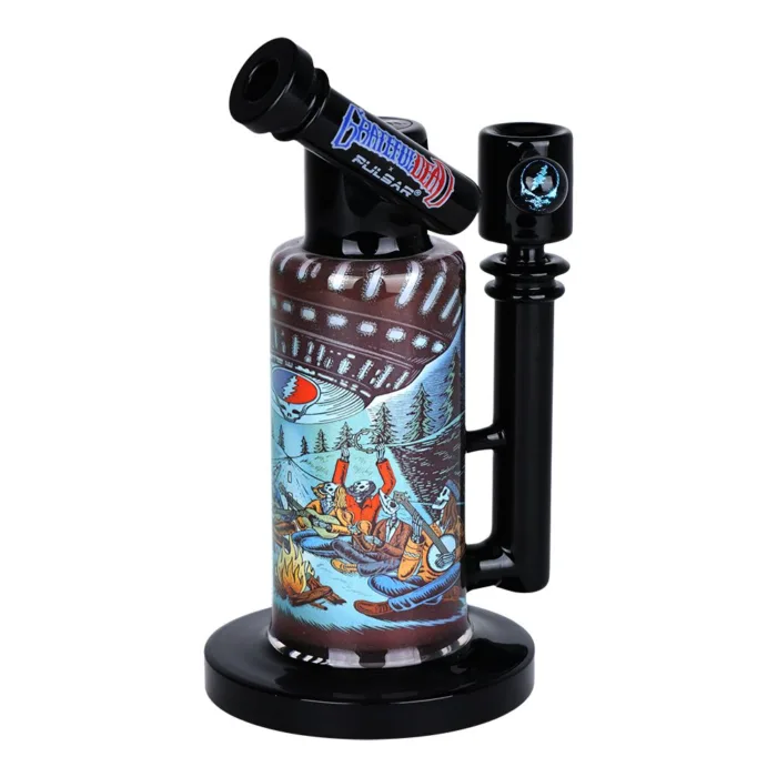 Grateful Dead x Pulsar Inside Print Water Pipe - 8.5" / 14mm F / UFO Jam - Image 1