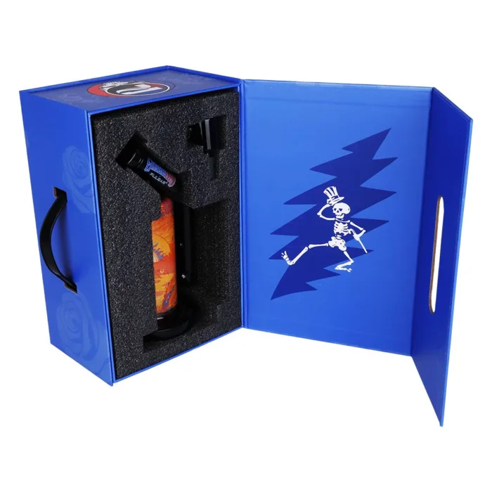 Grateful Dead x Pulsar Inside Print Water Pipe - 8.5" / 14mm F / Sunset Dance - Image 5