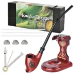 Pulsar Shire Pipes x LoTR TWO TOWERS Pipe & MIDDLE-EARTH Pipe Stand Bundle - 12" - Image 2