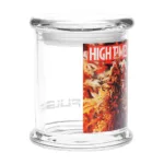 High Times x Pulsar 420 Jars Pop Top - 4.3" / 1/2oz / OG Flower - Image 3