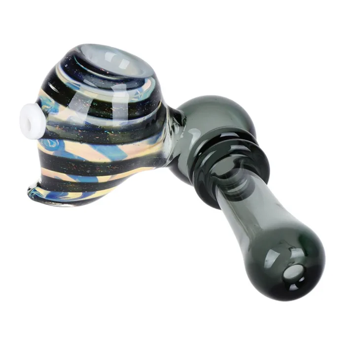 Intergalactic Hive Dichro Swirl Sidecar Glass Hand Pipe - 4" - Image 2