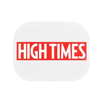 High Times x Pulsar Mini Magnetic Rolling Tray Lid - White Logo / 7"x5.5"