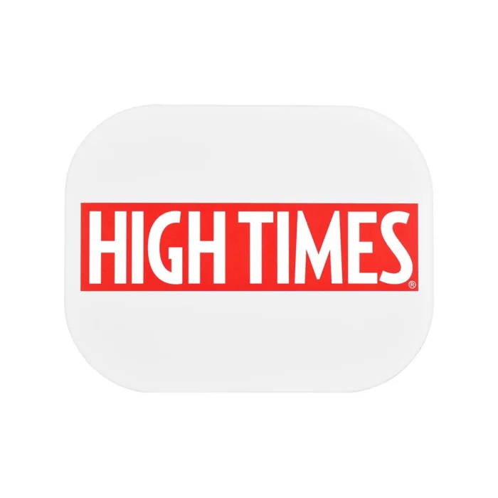 High Times x Pulsar Mini Magnetic Rolling Tray Lid - White Logo / 7"x5.5" - Image 1