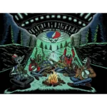 Grateful Dead x Pulsar Inside Print Bent Sherlock Pipe | 4" - Image 21