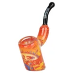 Grateful Dead x Pulsar Inside Print Bent Sherlock Pipe | 4" - Image 14