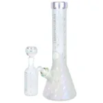 Grateful Dead x Pulsar Bolts And Skellies Glass Beaker Water Pipe Set | 13.75" | 14mm F - Image 9