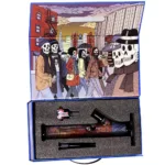 The Grateful Dead x Pulsar Inside Print Straight Tube Glass Water Pipe | 11.25" | 14mm F - Image 9