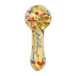 Pulsar Inside Print Glass Spoon Pipe | 4.75" - Image 2