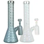 Grateful Dead x Pulsar Bolts And Skellies Glass Beaker Water Pipe Set | 13.75" | 14mm F - Image 2