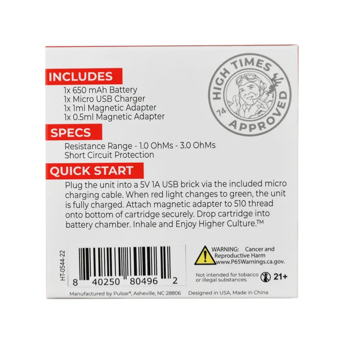 High Times® x Pulsar Obi Auto-Draw Battery | 650mAh - Image 12