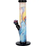 The Grateful Dead x Pulsar Inside Print Straight Tube Glass Water Pipe | 11.25" | 14mm F - Image 6
