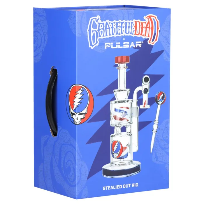 Grateful Dead x Pulsar Stealied Out Dab Rig Set - 9" / 14mm F - Image 2