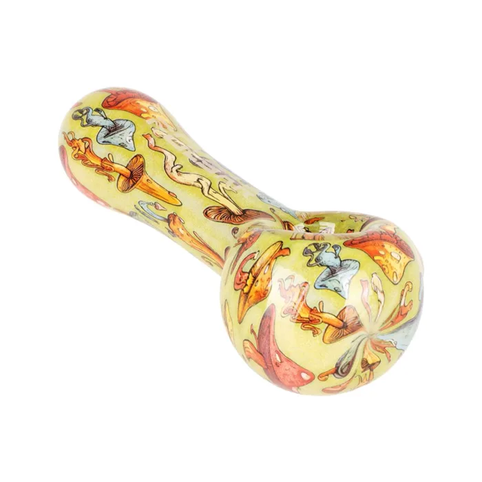 Pulsar Inside Print Glass Spoon Pipe | 4.75" - Image 7